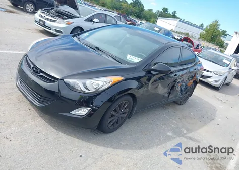 2013 Hyundai Elantra Gls из США, поврежденный, VIN KMHDH4AE0DU755106